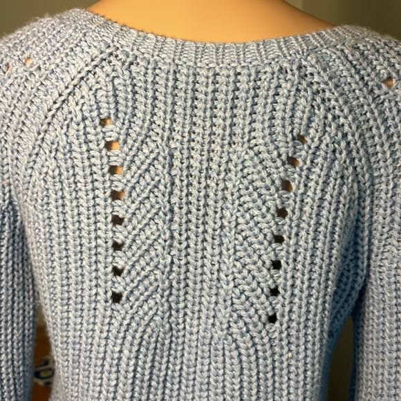 Calypso St Barth light Blue 100% wool sweater Small - Picture 5 of 7